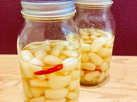 ♦️発酵で栄養価高い『本漬け』で作るらっきょう漬け